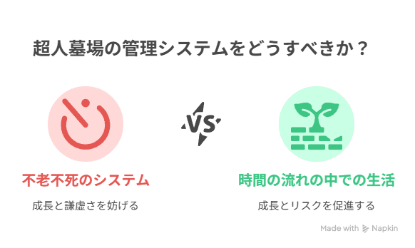 不老不死の廃止と超人墓場の改革