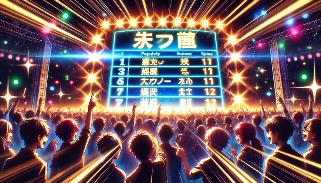 いつから 鏡花水月が人気ランキングに登場したか