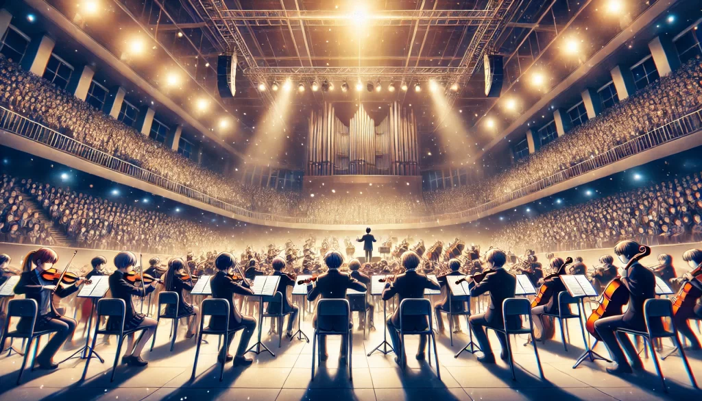 佐久間や楽器の担当とコンクールの発表